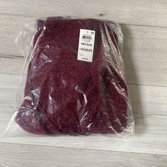 KAREN SCOTT
Women's Open-Front Cardigan KS Merlot M NWT and in packaging - Picture 5 of 5